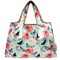 Wrapables Large Foldable Tote Nylon Reusable Grocery Bags, Rose and Butterfly